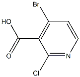 4-BroMo-2-chloropyridine-3-carboxylic acid CAS#: 1060805-68-6