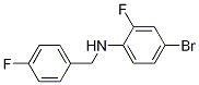 4-BroMo-2-fluoro-N-(4-fluorobenzyl)aniline, 97% CAS#: 1019614-02-8