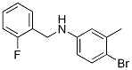 4-BroMo-N-(2-fluorobenzyl)-3-Methylaniline, 97% CAS#: 1019615-05-4