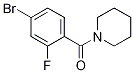 (4-Bromo-2-fluorophenyl)(piperidin-1-yl)methanone CAS#: 1017035-01-6