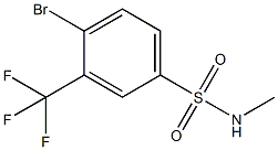 4-Bromo-N-methyl-3-(trifluoromethyl)benzenesulfonamide CAS#: 1020253-01-3