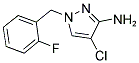 4-CHLORO-1-(2-FLUORO-BENZYL)-1H-PYRAZOL-3-YLAMINE CAS#: 1001757-51-2