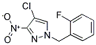 4-CHLORO-1-(2-FLUORO-BENZYL)-3-NITRO-1H-PYRAZOLE CAS#: 1001500-06-6