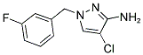 4-CHLORO-1-(3-FLUORO-BENZYL)-1H-PYRAZOL-3-YLAMINE CAS#: 1001757-55-6