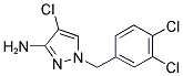 4-CHLORO-1-(3,4-DICHLORO-BENZYL)-1H-PYRAZOL-3-YLAMINE CAS#: 1001519-30-7