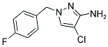 4-CHLORO-1-(4-FLUORO-BENZYL)-1H-PYRAZOL-3-YLAMINE CAS#: 1001757-53-4