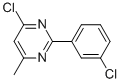 4-CHLORO-2-(3-CHLOROPHENYL)-6-METHYLPYRIMIDINE CAS#: 180606-74-0