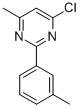 4-CHLORO-6-METHYL-2-(3-METHYLPHENYL)PYRIMIDINE CAS#: 180606-70-6