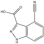 4-CYANO-3-(1H)INDAZOLE CARBOXYLIC ACID CAS#: 1000341-33-2