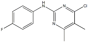 4-Chloro-5,6-dimethyl-2-(4-fluorophenylamino)pyrimidine CAS#: 199463-20-2