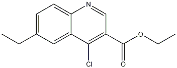 4-Chloro-6-ethylquinoline-3-carboxylic acid ethyl ester CAS#: 1019345-40-4
