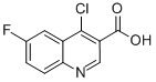 4-Chloro-6-fluoro- quinoline-3-carboxylic acid CAS#: 179024-67-0