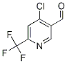4-Chloro-6-(trifluoromethyl)pyridine-3-carboxaldehyde, 4-Chloro-5-formyl-2-(trifluoromethyl)pyridine CAS#: 1060807-48-8