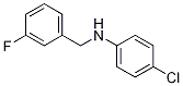 4-Chloro-N-(3-fluorobenzyl)aniline, 97% CAS#: 1019518-52-5