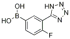 4-Fluoro-3-(tetrazol-5-yl)phenylboronic acid CAS#: 1009303-56-3