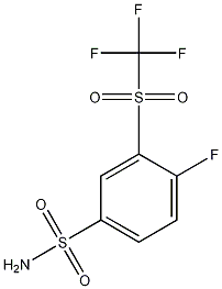 4-Fluoro-3-(trifluoromethylsulfonyl) benzenesulfonamide CAS#: 1027345-08-9