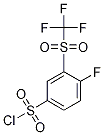 4-Fluoro-3-(trifluoromethylsulfonyl)benzenesulfonyl Chloride CAS#: 1027345-07-8