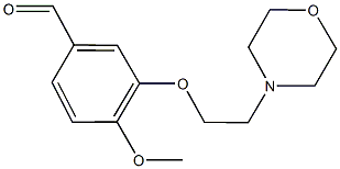 4-METHOXY-3-(2-MORPHOLIN-4-YLETHOXY)BENZALDEHYDE CAS#: 186191-09-3