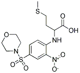4-METHYLSULFANYL-2-[4-(MORPHOLINE-4-SULFONYL)-2-NITRO-PHENYLAMINO]-BUTYRIC ACID CAS#: 1008673-55-9