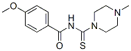 4-Methoxy-N-(4-methyl-piperazin-1-carbothioyl)benzamide CAS#: 189452-07-1