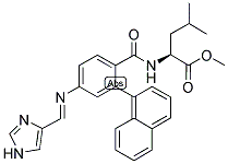 4-[[N-(IMIDAZOL-4-YL)METHYLENEAMINO]-2-(1-NAPHTHYL)BENZOYL]LEUCINE METHYL ESTER CAS#: 191102-87-1