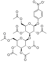 4-Nitrophenyl2,4,6-tri-O-acetyl-3-O-(2,3,4,6-tetra-O-acetyl-b-D-glucopyranosyl)-b-D-glucopyranoside CAS#: 195715-98-1