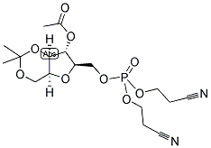 4-O-ACETYL-2,5-ANHYDRO-1,3-O-ISOPROPYLIDENE-6-[BIS(2-CYANOETHYL)PHOSPHORYL]-D-GLUCITOL CAS#: 1041021-85-5