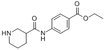 4-[(PIPERIDINE-3-CARBONYL)-AMINO]-BENZOIC ACID ETHYL ESTER CAS#: 189070-00-6