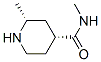 4-Piperidinecarboxamide,N,2-dimethyl-,(2R-cis)-(9CI) CAS#: 179022-40-3