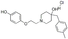 4-Piperidinol, 1-[2-(4-hydroxyphenoxy)ethyl]-4-[(4-Methylphenyl)Methyl]-,hydrochloride CAS#: 193356-17-1