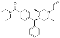 4-[(S)-[(2S,5R)-2,5-DIMETHYL-4-(2-PROPENYL)-1-PIPERAZINYL]PHENYLMETHYL]-N,N-DIETHYLBENZAMIDE CAS#: 178803-51-5