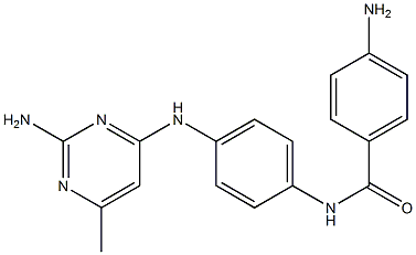4-aMino-N-(4-(2-aMino-6-MethylpyriMidin-4-ylaMino)phenyl)benzaMide CAS#: 1020150-22-4