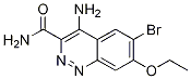 4-amino-6-bromo-7-ethoxycinnoline-3-carboxamide CAS#: 1041853-19-3