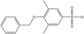 4-(benzyloxy)-3,5-dimethylbenzene-1-sulfonyl chloride CAS#: 1016516-29-2
