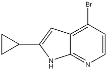 4-bromo-2-cyclopropyl-1H-pyrrolo[2,3-b]pyridine CAS#: 1014614-11-9