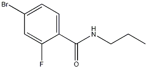 4-bromo-2-fluoro-N-propylbenzamide CAS#: 1016811-41-8