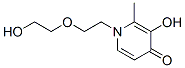 4(1H)-Pyridinone, 3-hydroxy-1-[2-(2-hydroxyethoxy)ethyl]-2-methyl- (9CI) CAS#: 185743-65-1