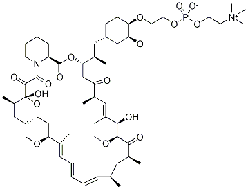 42-O-[2-[[Hydroxy[2-(triMethylaMMonio)ethoxy]phosphinyl]oxy]ethyl] RapaMycin Inner Salt CAS#: 1062645-51-5
