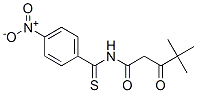 4,4-dimethyl-N-(4-nitrobenzenecarbothioyl)-3-oxo-pentanamide CAS#: 178408-11-2