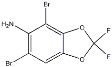 4,6-Dibromo-2,2-difluorobenzo[d][1,3]dioxol-5-amine CAS#: 1037763-48-6