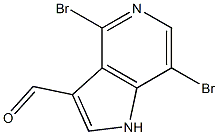 4,7-DIBROMO-5-AZAINDOLE-3-CARBOALDEHYDE CAS#: 1000341-95-6