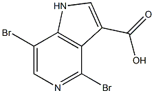 4,7-DIBROMO-5-AZAINDOLE-3-CARBOXYLIC ACID CAS#: 1000341-97-8