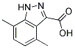 4,7-DIMETHYL-3-(1H)INDAZOLECARBOXYLIC ACID CAS#: 1000340-77-1