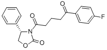 (4S)-3-[5-(4-Fluorophenyl)-1,5-dioxopenyl]-4-phenyl-2-oxazolidinone CAS#: 189028-93-1