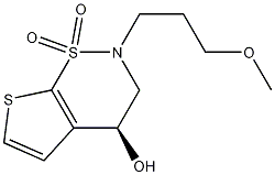 (4S)-3,4-Dihydro-2-(3-methoxypropyl)-2H-thieno[3,2-e]-1,2-thiazin-4-ol 1,1-Dioxide CAS#: 1029324-91-1