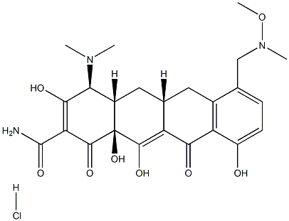 (4S,4aS,5aR,12aS)-4-(DiMethylaMino)-1,4,4a,5,5a,6,11,12a-octahydro-3,10,12,12a-tetrahydroxy-7-[(MethoxyMethylaMino)Methyl]-1,11-dioxo-2-naphthacenecarboxaMide hydrochloride CAS#: 1035979-44-2