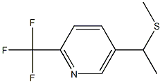 5-[1-(Methylthio)ethyl]-2-trifluoroMethylpyridine CAS#: 1005489-34-8