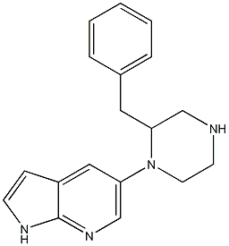 5-(2-Benzyl-piperazin-1-yl)-1H-pyrrolo[2,3-b]pyridine CAS#: 1007352-22-8