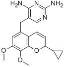 5-[(2-cyclopropyl-7,8-dimethoxy-2H-chromen-5-yl)methyl]pyrimidine-2,4- diamine CAS#: 192314-93-5