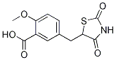 5-[(2,4-Dioxothiazolidin-5-yl)Methyl]-2-Methoxybenzoic acid CAS#: 185808-79-1